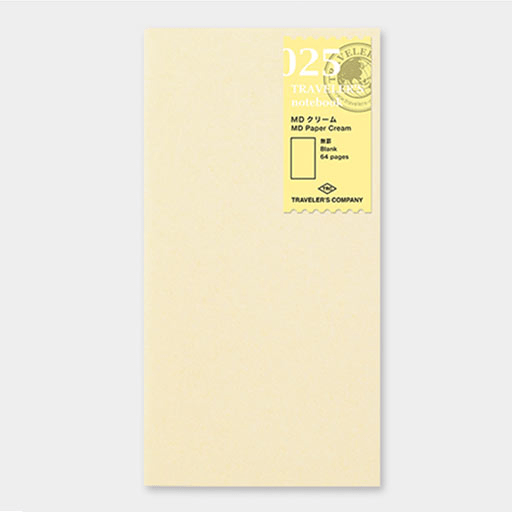 TRAVELER'S Notebook 025 Blank Cream x 32