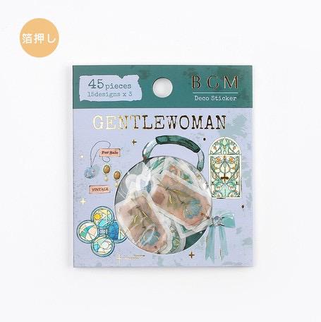 BGM Deco Foil Stamp Gentlewoman