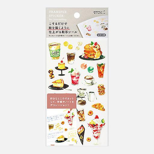 MIDORI Transfer Sticker Snacks
