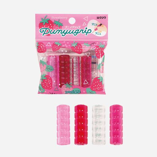 STAD Pencil Grip Lip Strawberry x 4