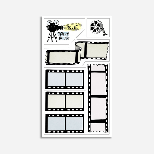PINE BOOK My Journal Sticker Movie Log Film