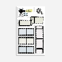 PINE BOOK My Journal Sticker Movie Log Film