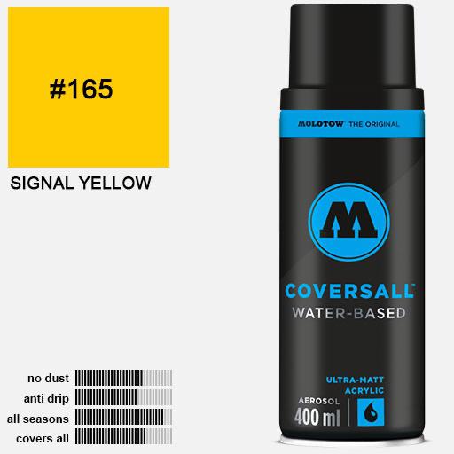 MOLOTOW Coversall Water-Based Spray Paint 400ml Signal Yellow