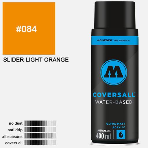 MOLOTOW Coversall Water-Based Spray Paint 400ml Slider Light Orange