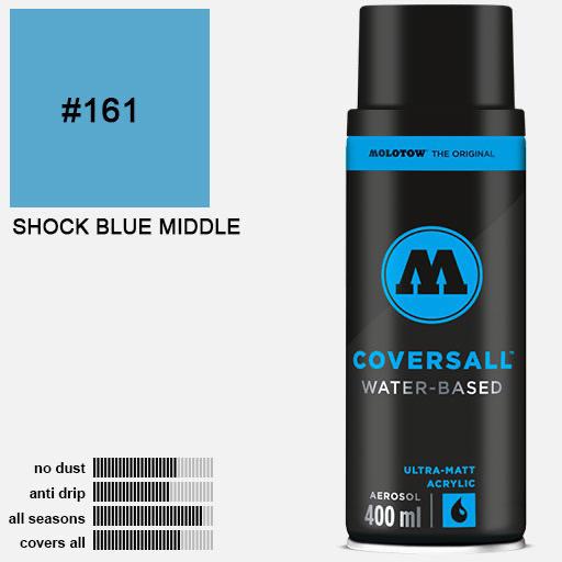 MOLOTOW Coversall Water-Based Spray Paint 400ml Shock Blue Middle