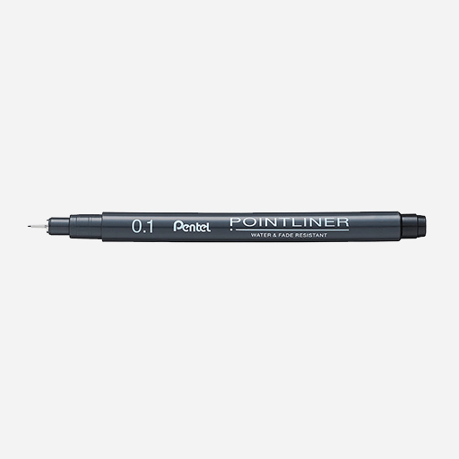 PENTEL Pointliner Drawing Pen 0.1mm