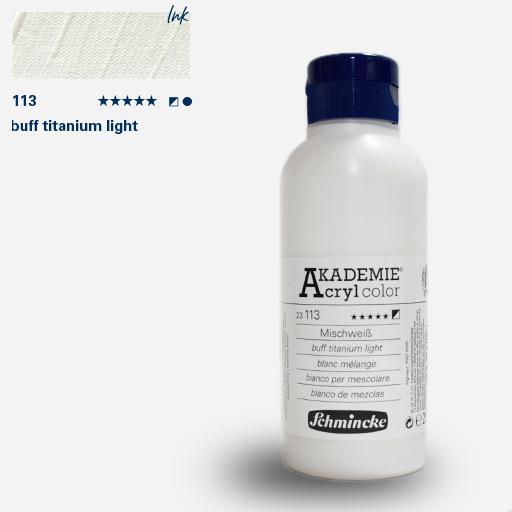 SCHMINCKE Akademie Acrylic 250ml Buff Titanium Light