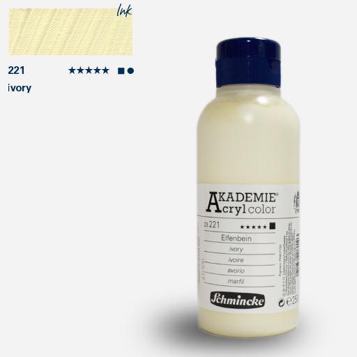 SCHMINCKE Akademie Acrylic 250ml Ivory