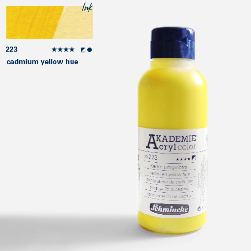 SCHMINCKE Akademie Acrylic 250ml Cadmium Yellow Hue