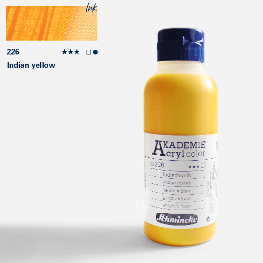 SCHMINCKE Akademie Acrylic 250ml Indian Yellow