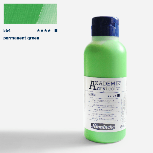 SCHMINCKE Akademie Acrylic 250ml Permanent Green