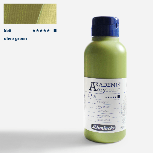 SCHMINCKE Akademie Acrylic 250ml Olive Green
