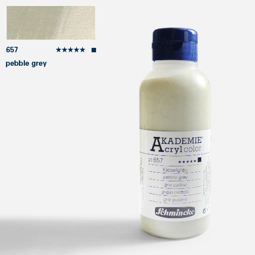 SCHMINCKE Akademie Acrylic 250ml Pebble Grey