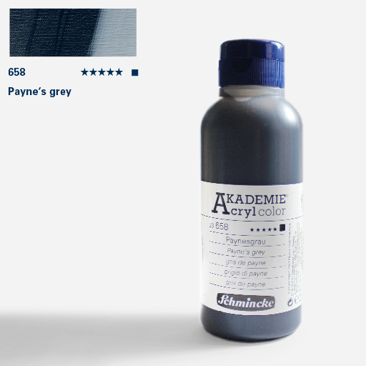 SCHMINCKE Akademie Acrylic 250ml Payne's Grey