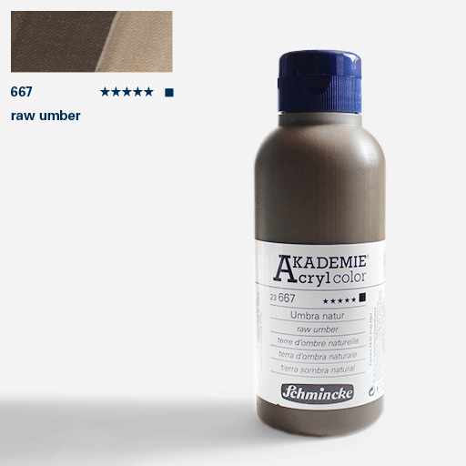 SCHMINCKE Akademie Acrylic 250ml Raw Umber