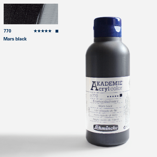 SCHMINCKE Akademie Acrylic 250ml Mars Black