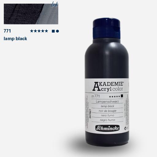 SCHMINCKE Akademie Acrylic 250ml Lamp Black