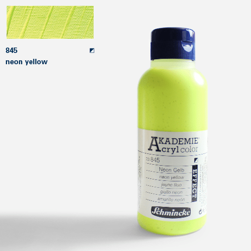 SCHMINCKE Akademie Acrylic 250ml Neon Yellow