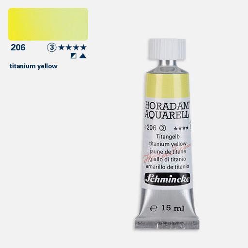 SCHMINCKE Horadam Watercolor 15ml Titanium Yellow