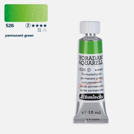 SCHMINCKE Horadam Watercolor 15ml Permanent Green