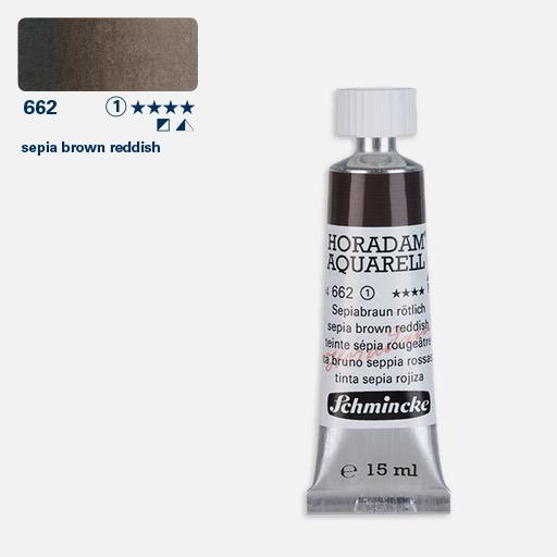 SCHMINCKE Horadam Watercolor 15ml Sepia Brown Reddish