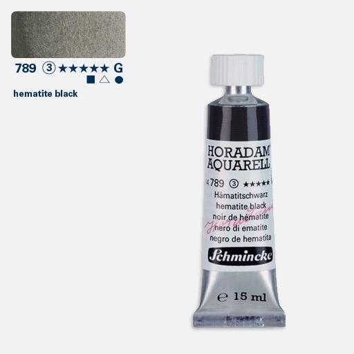 SCHMINCKE Horadam Watercolor 15ml Hematite Black