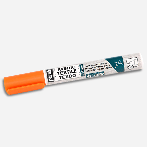 PEBEO 7A Light Fabric Marker 1mm Orange