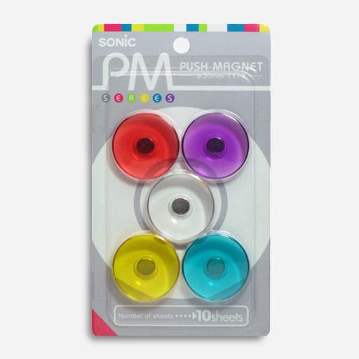 SONIC Push Magnet x 5