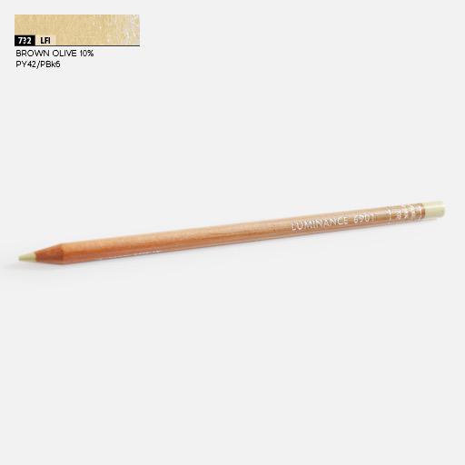 CARAN D'ACHE Luminance Color Pencil Olive Brown 10%