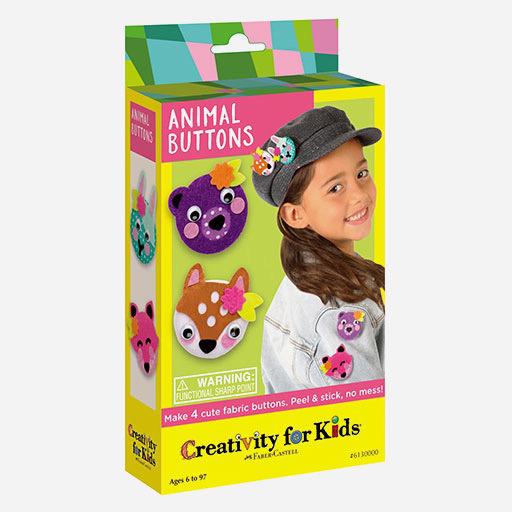 FABER-CASTELL Creativity For Kids Animal Buttons
