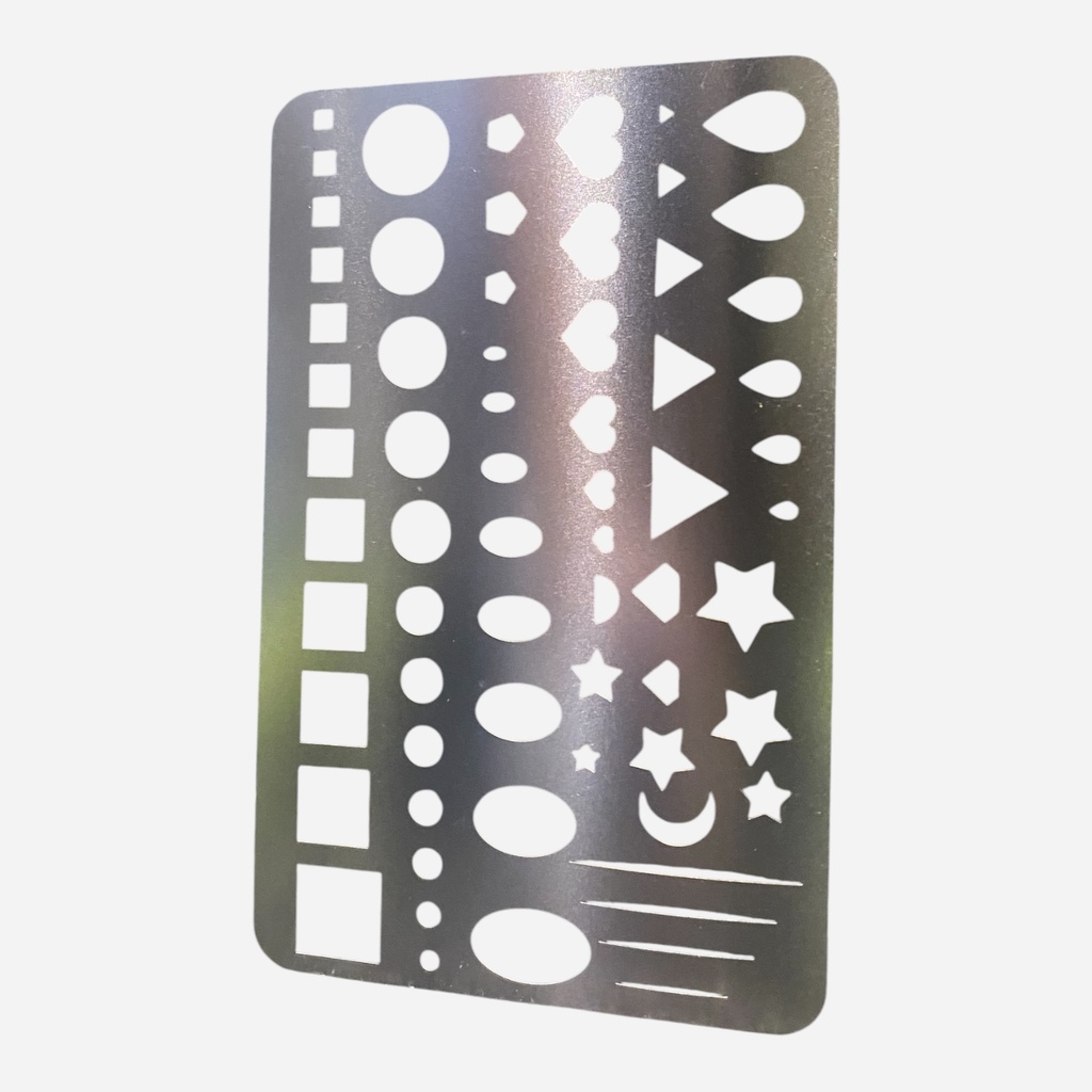 OVJ Pastel Art Stainless Steel Stencil