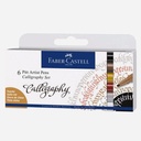 FABER-CASTELL Pitt Calligraphy Pen Set x 6