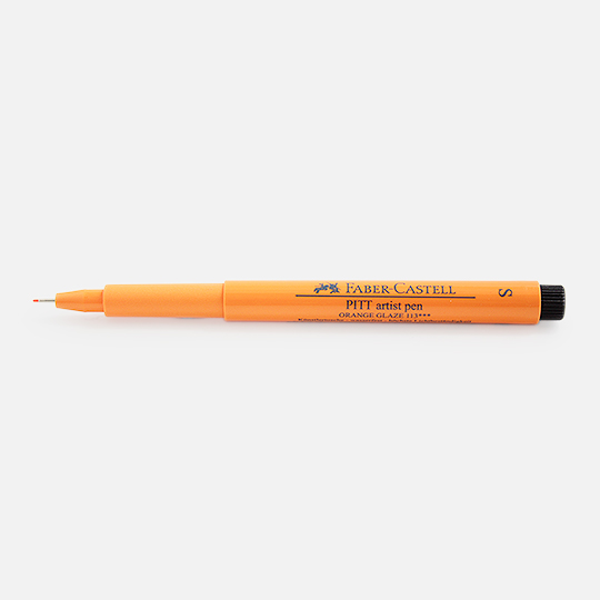 FABER-CASTELL Pitt Artist Pen S Fineliner 0.3mm Orange Glaze
