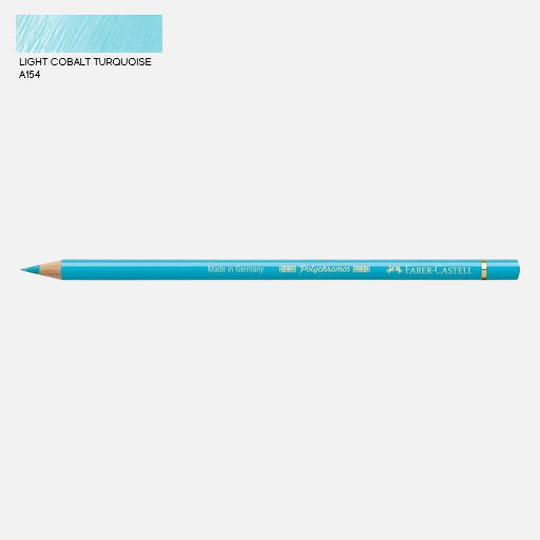 FABER-CASTELL Polychromos Color Pencil Light Cobalt Turquoise
