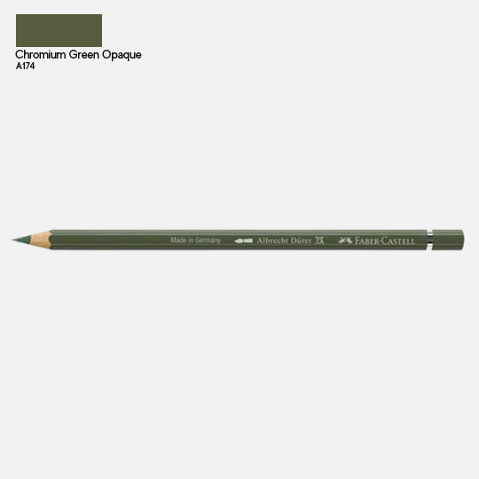 FABER-CASTELL Albrecht Durer Watercolor 174 Pencil Chromium Green Opaque