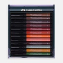 FABER-CASTELL Pitt Brush Pen Earth Tones Set x 12