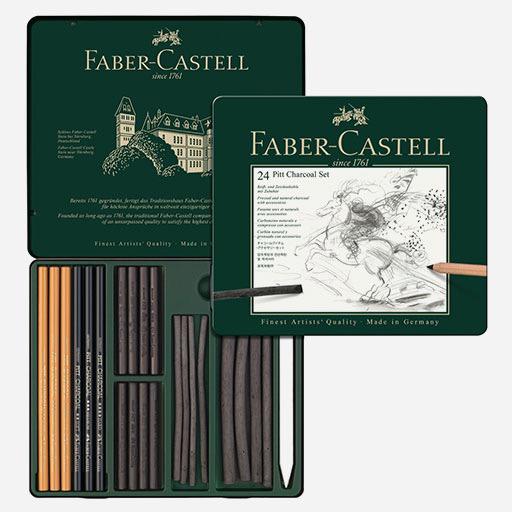 FABER-CASTELL Pitt Charcoal Set x 24