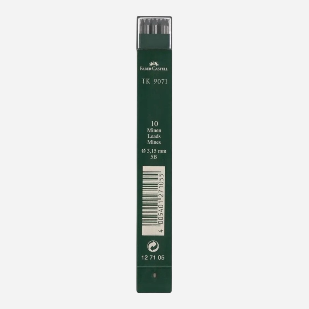 FABER-CASTELL TK Graphite Lead 3.15mm 5B x 10