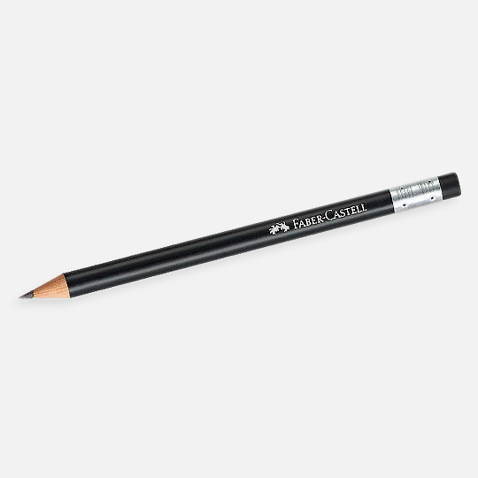 FABER-CASTELL Perfect Black Graphite Pencil B