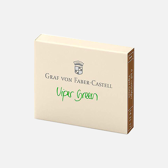 FABER-CASTELL Ink Cartridge x 6 Viper Green