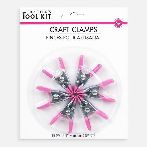 MULTICRAFT Crafter's Tool Kit Craft Clamp x 6
