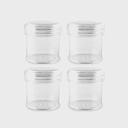 MULTICRAFT Craft Medley Craft/Bead Storage Screw-Top Cup x 4
