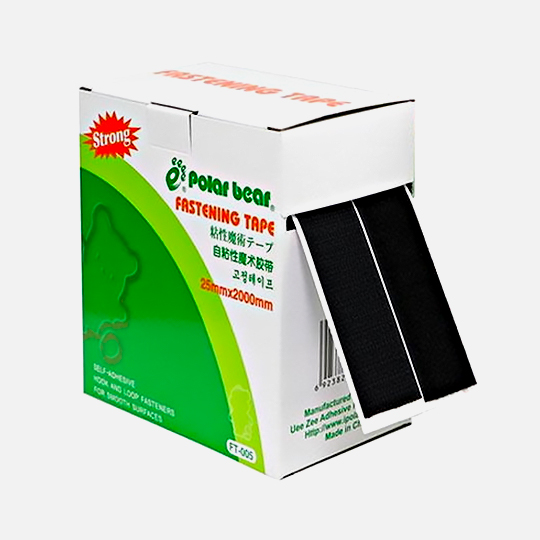 POLAR BEAR Fastening Tape 25mm x 2m Black