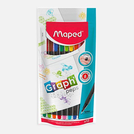 MAPED Graph’Peps Fineliner Set x 12