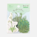 BGM Deco Sticker Decoration Green Blossom Flower