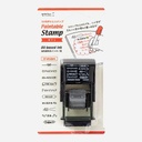 MIDORI Paintable Rotating Stamp Gift Message (In Japanese)