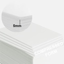 ART FOAM Natural Compress Foam Board 5mm x A2