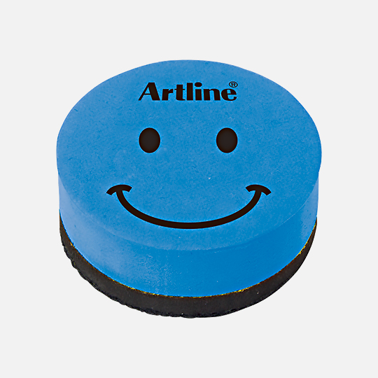 ARTLINE Magnetic Eraser Round Type Blue