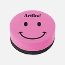 ARTLINE Magnetic Eraser Round Type Pink