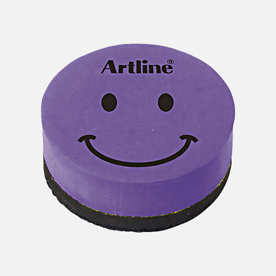ARTLINE Round Magnetic Eraser Purple